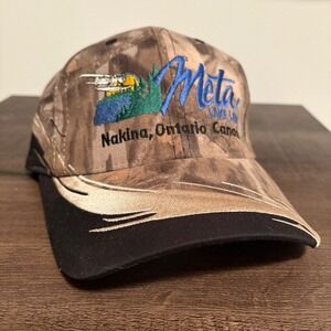 Meta Lake Nakina Ontario‎ Canada Hat Camouflage Hunting Fishing Cap